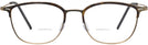 Square Gold/tortoise LZ-66 Bifocal View #2