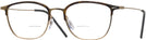 Square Gold/tortoise LZ-66 Bifocal View #1