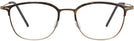 Square Gold/tortoise LZ-66 Computer Style Progressive View #2