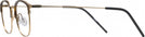 Square Gold/tortoise LZ-66 Computer Style Progressive View #3