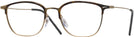 Square Gold/tortoise LZ-66 Computer Style Progressive View #1