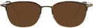 Square Gold/tortoise LZ-66 Progressive Reading Sunglasses View #2