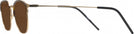 Square Gold/tortoise LZ-66 Progressive Reading Sunglasses View #3