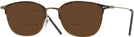 Square Gold/tortoise LZ-66 Bifocal Reading Sunglasses View #1