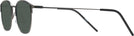 Square Gunmetal/black LZ-66 Bifocal Reading Sunglasses View #3