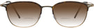 Square Gold/tortoise LZ-66 w/ Gradient Bifocal Reading Sunglasses View #2