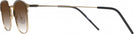 Square Gold/tortoise LZ-66 w/ Gradient Bifocal Reading Sunglasses View #3