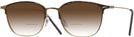 Square Gold/tortoise LZ-66 w/ Gradient Bifocal Reading Sunglasses View #1