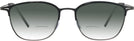 Square Gunmetal/black LZ-66 w/ Gradient Bifocal Reading Sunglasses View #2