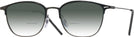 Square Gunmetal/black LZ-66 w/ Gradient Bifocal Reading Sunglasses View #1