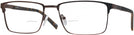 Rectangle Bronze W/ Tortoise LZ-67 Bifocal View #1