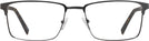 Rectangle Gunmetal W/ Tortoise LZ-67 Single Vision Full Frame View #2