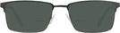 Rectangle Gunmetal W/ Tortoise LZ-67 Bifocal Reading Sunglasses View #2