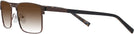Rectangle Bronze W/ Tortoise LZ-67 w/ Gradient Bifocal Reading Sunglasses View #3