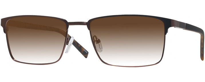 Rectangle Bronze W/ Tortoise LZ-67 w/ Gradient Progressive Reading Sunglasses View #1