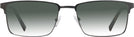Rectangle Gunmetal W/ Tortoise LZ-67 w/ Gradient Progressive Reading Sunglasses View #2