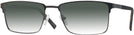 Rectangle Gunmetal W/ Tortoise LZ-67 w/ Gradient Progressive Reading Sunglasses View #1