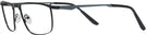 Rectangle Matte Black LZ-68 Computer Style Progressive View #3