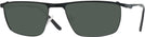 Rectangle Matte Black LZ-68 Progressive Reading Sunglasses View #1