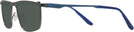 Rectangle Gunmetal/blue LZ-68 Bifocal Reading Sunglasses View #3