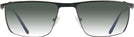 Rectangle Gunmetal/blue LZ-68 w/ Gradient Progressive Reading Sunglasses View #2