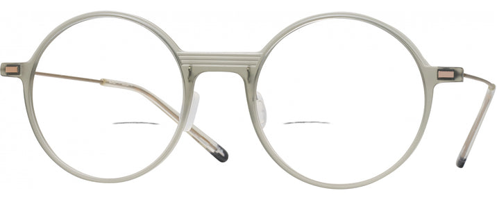 Round Transparent Grey LZ-69 Bifocal View #1