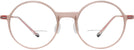Round Transparent Pink LZ-69 Bifocal View #2