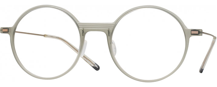 Round Transparent Grey LZ-69 Single Vision Full Frame View #1