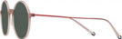 Round Transparent Pink LZ-69 Progressive Reading Sunglasses View #3