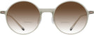 Round Transparent Grey LZ-69 w/ Gradient Bifocal Reading Sunglasses View #2