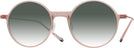 Round Transparent Pink LZ-69 w/ Gradient Progressive Reading Sunglasses View #1