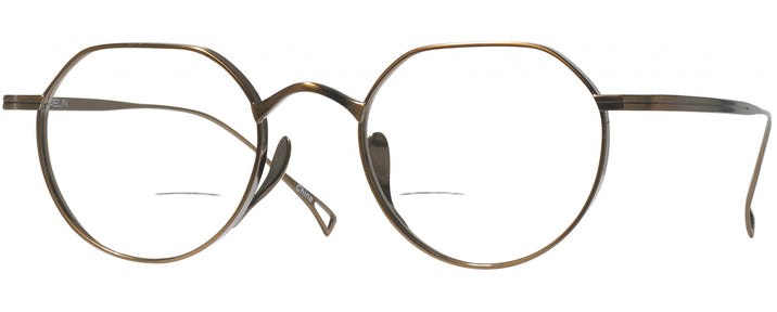 Round Bronze Titanium XIX Bifocal View #1