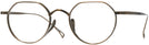 Round Bronze Titanium XIX Single Vision Full Frame View #1