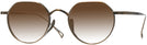 Round Bronze Titanium XIX w/ Gradient Progressive Reading Sunglasses View #1