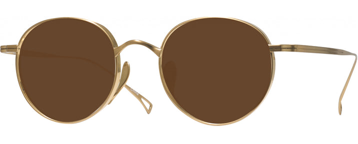 Round Gold Titanium XVIII Progressive Reading Sunglasses View #1