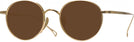 Round Gold Titanium XVIII Progressive Reading Sunglasses View #1