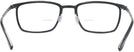 Rectangle Matte Black/shiny Black Titanium Lite-Flex 1 Bifocal View #4
