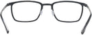 Rectangle Matte Black/shiny Black Titanium Lite-Flex 1 Single Vision Full Frame View #4