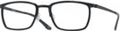 Rectangle Matte Black/shiny Black Titanium Lite-Flex 1 Single Vision Full Frame View #1