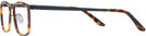 Rectangle Matte Blue/shiny Tortoise Titanium Lite-Flex 1 Single Vision Full Frame View #3