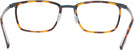 Rectangle Matte Blue/shiny Tortoise Titanium Lite-Flex 1 Single Vision Full Frame View #4