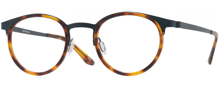 Rectangle Matte Blue/shiny Tortoise Titanium Lite-Flex 1 Single Vision Full Frame View #1