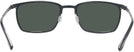 Rectangle Matte Black/shiny Black Titanium Lite-Flex 1 Progressive Reading Sunglasses View #4