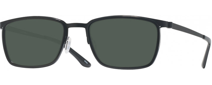 Rectangle Matte Black/shiny Black Titanium Lite-Flex 1 Progressive Reading Sunglasses View #1