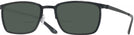 Rectangle Matte Black/shiny Black Titanium Lite-Flex 1 Bifocal Reading Sunglasses View #1
