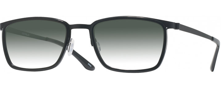 Rectangle Matte Black/shiny Black Titanium Lite-Flex 1 w/ Gradient Progressive Reading Sunglasses View #1