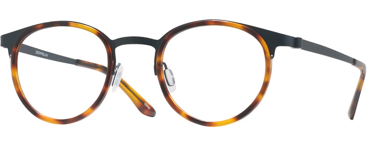 Rectangle Matte Blue/shiny Tortoise Titanium Lite-Flex 2 Single Vision Full Frame View #1