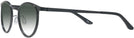 Rectangle Matte Black/shiny Black Titanium Lite-Flex 2 w/ Gradient Progressive Reading Sunglasses View #3