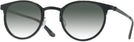Rectangle Matte Black/shiny Black Titanium Lite-Flex 2 w/ Gradient Progressive Reading Sunglasses View #1