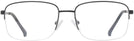 Rectangle Black Titanium XVI Progressive No-Lines View #2